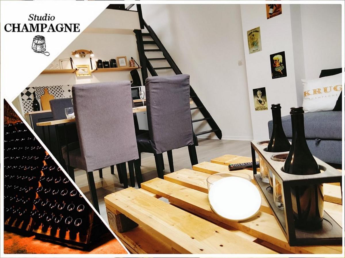 Studio Champagne Appartement Reims Buitenkant foto